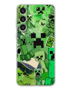 Чохол для Samsung Galaxy S25 Plus з картинкою «Кріпери Minecraft» Чохол для Samsung Galaxy S25 Plus з картинкою «Кріпери Minecraft»