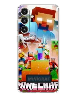 Чохол для Samsung Galaxy S25 Plus з картинкою «Minecraft герої гри» Чохол для Samsung Galaxy S25 Plus з картинкою «Minecraft герої гри»
