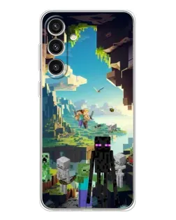 Чохол для Samsung Galaxy S25 Plus з картинкою «Ендермен у лісі» Чохол для Samsung Galaxy S25 Plus з картинкою «Ендермен у лісі»