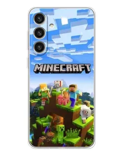 Чохол для Samsung Galaxy S25 Plus з картинкою «Minecraft класичний світ» Чохол для Samsung Galaxy S25 Plus з картинкою «Minecraft класичний світ»