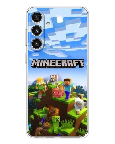 Чехол для Samsung Galaxy S25 Plus с картинкой «Minecraft классический мир» Чехол для Samsung Galaxy S25 Plus с картинкой «Minecraft классический мир»