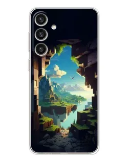 Чохол для Samsung Galaxy S25 Plus з картинкою «Вид з печери» Чохол для Samsung Galaxy S25 Plus з картинкою «Вид з печери»