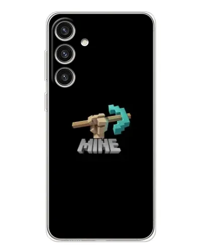 Чехол для Samsung Galaxy S25 Plus с картинкой «Алмазная кирка» Чехол для Samsung Galaxy S25 Plus с картинкой «Алмазная кирка»