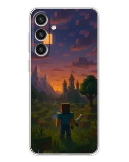 Чохол для Samsung Galaxy S25 Plus з картинкою «Стів біля вежі» Чохол для Samsung Galaxy S25 Plus з картинкою «Стів біля вежі»