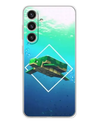 Чехол для Samsung Galaxy S25 Plus с картинкой «Черепаха Minecraft» Чехол для Samsung Galaxy S25 Plus с картинкой «Черепаха Minecraft»