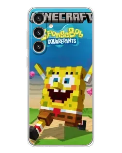 Чохол для Samsung Galaxy S25 Plus з картинкою «Губка Боб Minecraft» Чохол для Samsung Galaxy S25 Plus з картинкою «Губка Боб Minecraft»