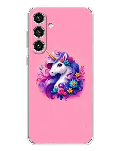Чехол для Samsung Galaxy S25 Plus с картинкой «Сказочный единорог»