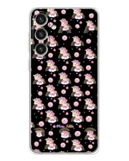 Чехол для Samsung Galaxy S25 Plus с картинкой «Magic Unicorn паттерн»