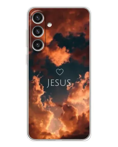 Чехол для Samsung Galaxy S25 Plus с картинкой «Сияние Имени Jesus» Чехол для Samsung Galaxy S25 Plus с картинкой «Сияние Имени Jesus»