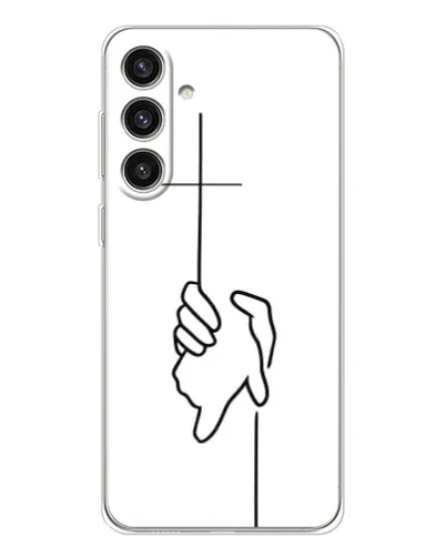 Чехол для Samsung Galaxy S25 Plus с картинкой «Рука держит» Чехол для Samsung Galaxy S25 Plus с картинкой «Рука держит»