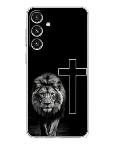 Чехол для Samsung Galaxy S25 Plus с картинкой «Лев и Крест» Чехол для Samsung Galaxy S25 Plus с картинкой «Лев и Крест»