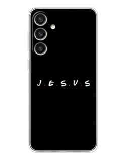Чехол для Samsung Galaxy S25 Plus с картинкой «Точки веры J.E.S.U.S.»