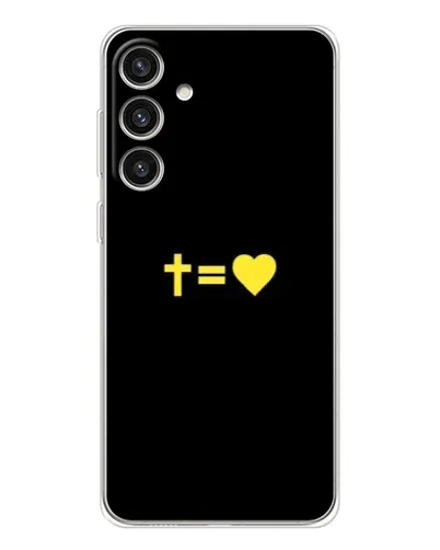 Чехол для Samsung Galaxy S25 Plus с картинкой «Сердце и Крест» Чехол для Samsung Galaxy S25 Plus с картинкой «Сердце и Крест»
