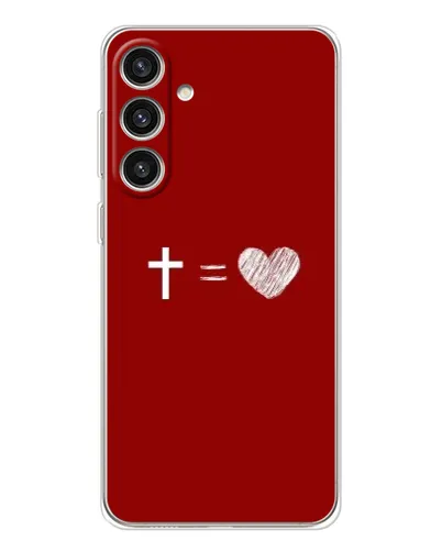 Чехол для Samsung Galaxy S25 Plus с картинкой «Уравнение любви» Чехол для Samsung Galaxy S25 Plus с картинкой «Уравнение любви»