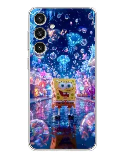Чехол для Samsung Galaxy S25 Plus с картинкой «Неоновый океан»
