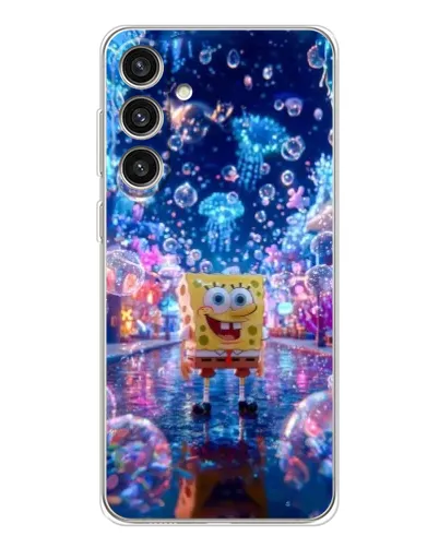 Чехол для Samsung Galaxy S25 Plus с картинкой «Неоновый океан»