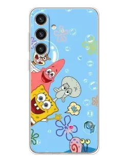 Чехол для Samsung Galaxy S25 Plus с картинкой «Веселые пузырьки»