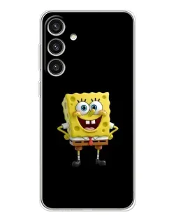 Чехол для Samsung Galaxy S25 Plus с картинкой «Классический Губка Боб»