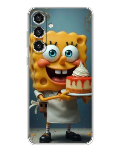 Чехол для Samsung Galaxy S25 Plus с картинкой «Повар Спанч Боб»