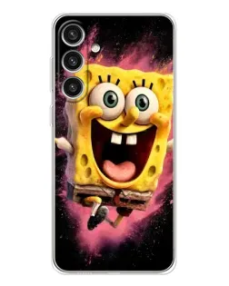 Чехол для Samsung Galaxy S25 Plus с картинкой «Взрывной Спанч Боб»