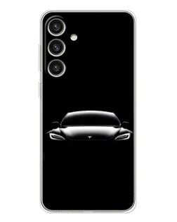 Чехол для Samsung Galaxy S25 Plus с картинкой «Фары Tesla Night» Чехол для Samsung Galaxy S25 Plus с картинкой «Фары Tesla Night»