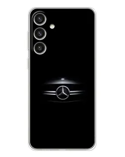 Чехол для Samsung Galaxy S25 Plus с картинкой «Mercedes — абстрактные линии»