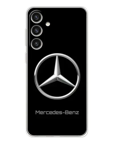 Чехол для Samsung Galaxy S25 Plus с картинкой «Mercedes Silver Logo»