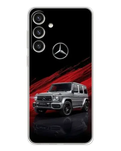 Чехол для Samsung Galaxy S25 Plus с картинкой «Mercedes G-Class красный»