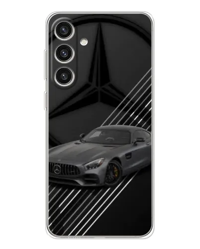 Чехол для Samsung Galaxy S25 Plus с картинкой «Mercedes AMG — графика»