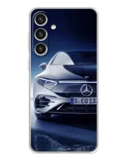 Чехол для Samsung Galaxy S25 Plus с картинкой «Mercedes EQ — будущее»