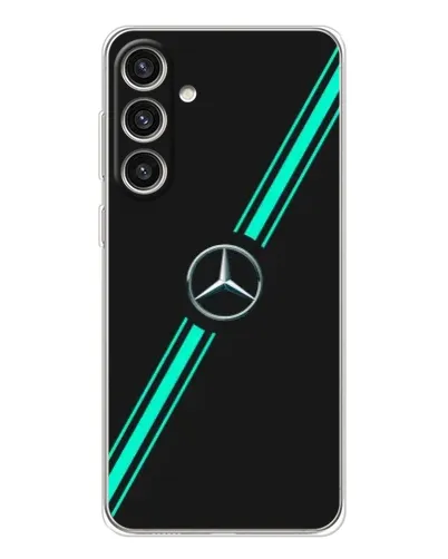 Чехол для Samsung Galaxy S25 Plus с картинкой «Спортивные линии Mercedes» Чехол для Samsung Galaxy S25 Plus с картинкой «Спортивные линии Mercedes»