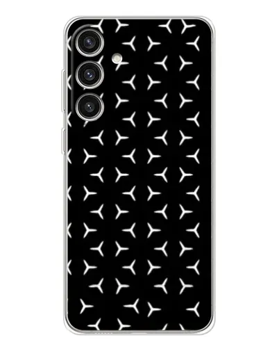 Чехол для Samsung Galaxy S25 Plus с картинкой «Mercedes паттерн звезд» Чехол для Samsung Galaxy S25 Plus с картинкой «Mercedes паттерн звезд»
