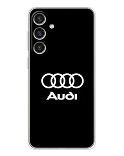 Чехол для Samsung Galaxy S25 Plus с картинкой «Классическое лого Audi»