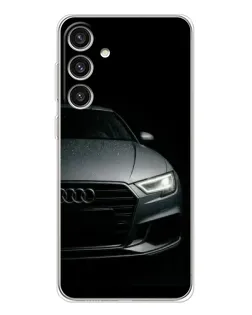 Чехол для Samsung Galaxy S25 Plus с картинкой «Audi — детализация кузова»