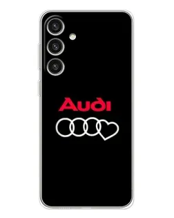 Чехол для Samsung Galaxy S25 Plus с картинкой «Логотип Audi Heart»