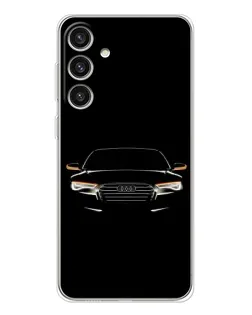 Чохол для Samsung Galaxy S25 Plus з картинкою «Audi — нічний контур» Чохол для Samsung Galaxy S25 Plus з картинкою «Audi — нічний контур»