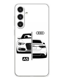 Чохол для Samsung Galaxy S25 Plus з картинкою «Audi — контрастний дизайн» Чохол для Samsung Galaxy S25 Plus з картинкою «Audi — контрастний дизайн»