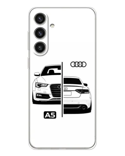 Чехол для Samsung Galaxy S25 Plus с картинкой «Audi — контрастный дизайн» Чехол для Samsung Galaxy S25 Plus с картинкой «Audi — контрастный дизайн»