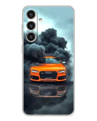 Чехол для Samsung Galaxy S25 Plus с картинкой «Audi в облаках дыма» Чехол для Samsung Galaxy S25 Plus с картинкой «Audi в облаках дыма»