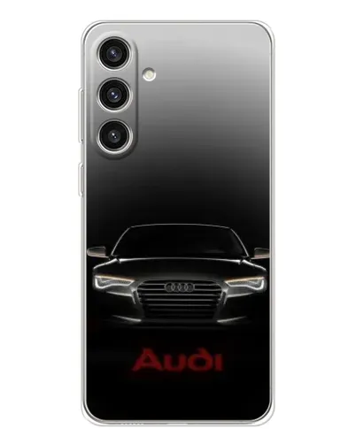 Чехол для Samsung Galaxy S25 Plus с картинкой «Audi — градиентный контур» Чехол для Samsung Galaxy S25 Plus с картинкой «Audi — градиентный контур»