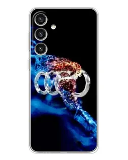 Чохол для Samsung Galaxy S25 Plus з картинкою «Енергія лого Audi» Чохол для Samsung Galaxy S25 Plus з картинкою «Енергія лого Audi»