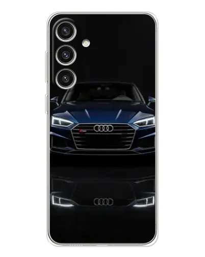 Чехол для Samsung Galaxy S25 Plus с картинкой «Audi — ночное отражение» Чехол для Samsung Galaxy S25 Plus с картинкой «Audi — ночное отражение»