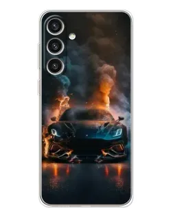 Чехол для Samsung Galaxy S25 Plus с картинкой «Lamborghini дымная эстетика» Чехол для Samsung Galaxy S25 Plus с картинкой «Lamborghini дымная эстетика»