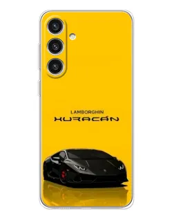 Чехол для Samsung Galaxy S25 Plus с картинкой «Lamborghini Huracan черный» Чехол для Samsung Galaxy S25 Plus с картинкой «Lamborghini Huracan черный»