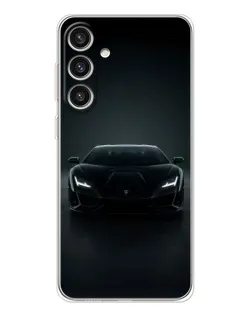 Чехол для Samsung Galaxy S25 Plus с картинкой «Черный Lamborghini Aventador» Чехол для Samsung Galaxy S25 Plus с картинкой «Черный Lamborghini Aventador»