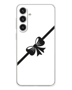 Чехол для Samsung Galaxy S25 Plus с картинкой «Диагональный бант»