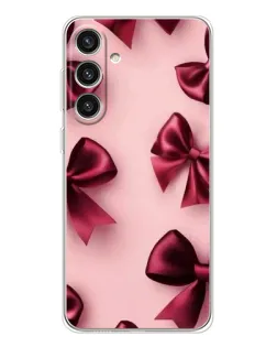 Чехол для Samsung Galaxy S25 Plus с картинкой «Бордовый атлас»