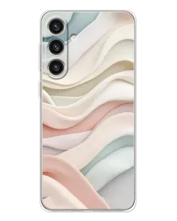 Чохол для Samsung Galaxy S25 Plus з картинкою «Пастельні ніжні хвилі»
