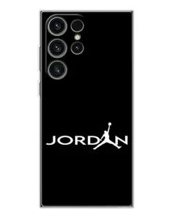 Чехол для Samsung Galaxy S25 Ultra с картинкой «Jordan White Logo» Чехол для Samsung Galaxy S25 Ultra с картинкой «Jordan White Logo»