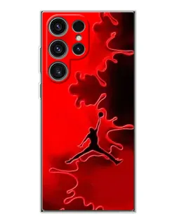 Чехол для Samsung Galaxy S25 Ultra с картинкой «Jordan Red Smoke» Чехол для Samsung Galaxy S25 Ultra с картинкой «Jordan Red Smoke»